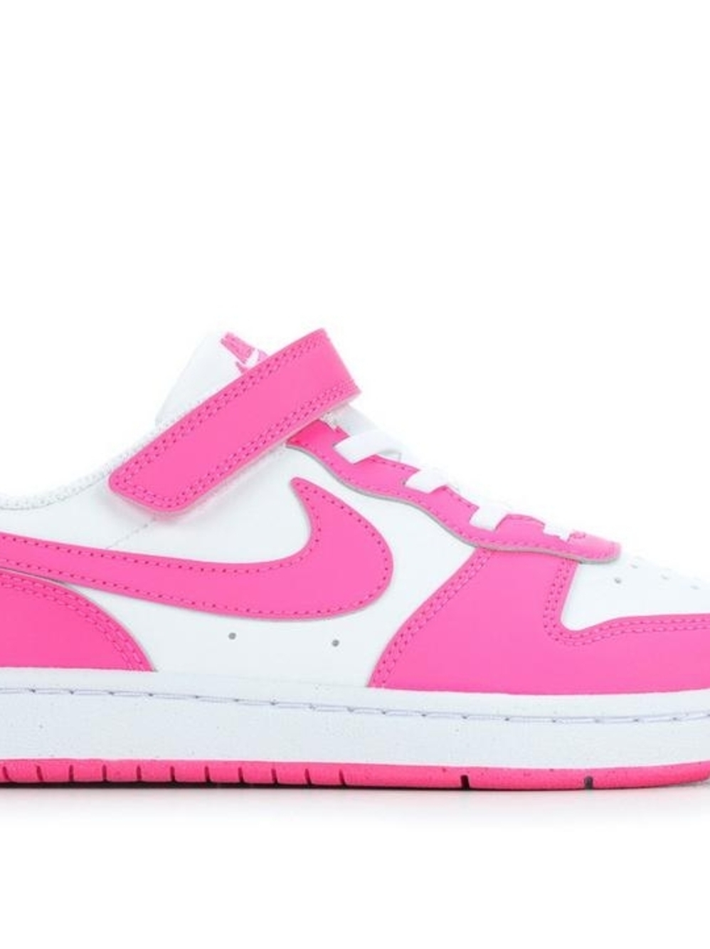 Nike Court Borough Low Recraft Sneakers Girls SIZE 2Y Pink White – NEW - Picture 2 of 5